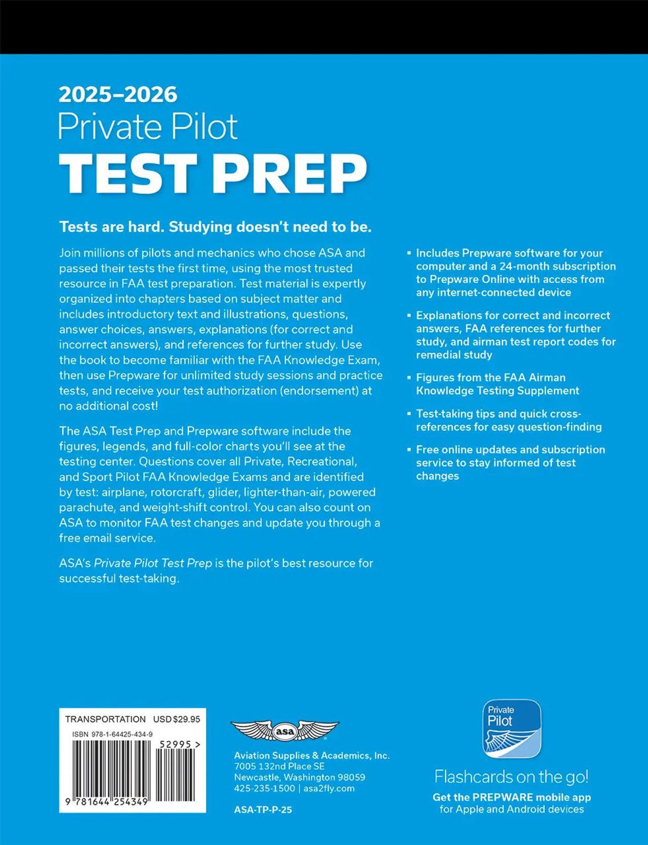 2025-2026 Private Pilot Test Prep with Prepware Software - Image 2